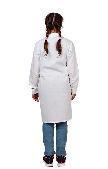 Белый халат карнавальный детский врача